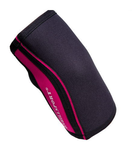 Налокотники спортивные 7 мм, черно-розовый фото 11