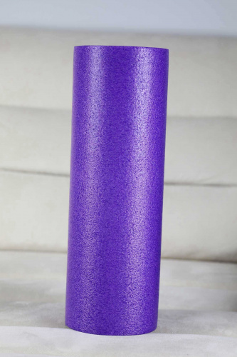 Массажный ролик для мышц всего тела 45 * 15 см, фиолетово-розовый фото 6